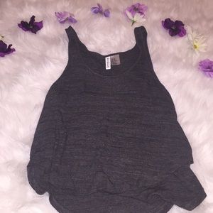 Grey loose tank top❤️